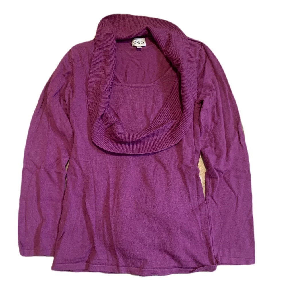 Cleo Cowl Neck Sweater - Size Medium